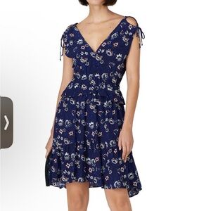 Thakoon Collective X RTR Navy Lotus Printed Dress
Size 4